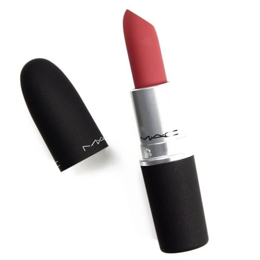 MAC Powder Kiss Matte Lipstick ~ Muted Pinky Red ~STAY CURIOUS #923